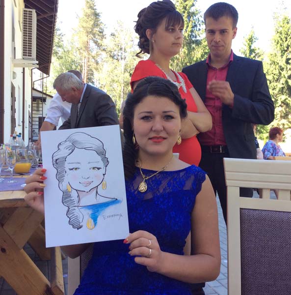 шаржистом на корпоративах шаржист на свадьбу шарж по фото, Михаил Шабалин,Минск