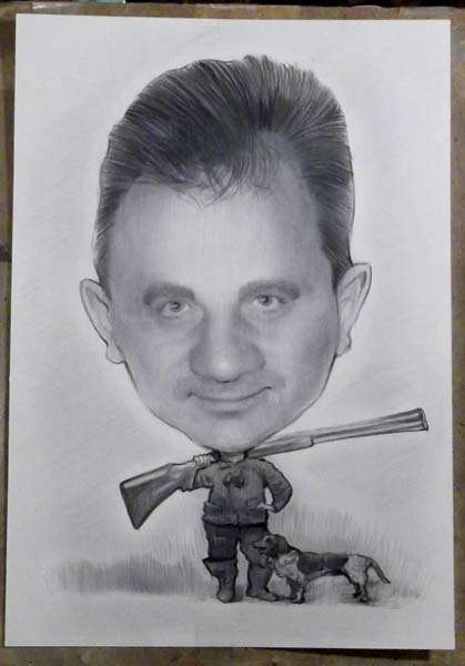 шаржист на свадьбу Минск Калининград шарж по фото